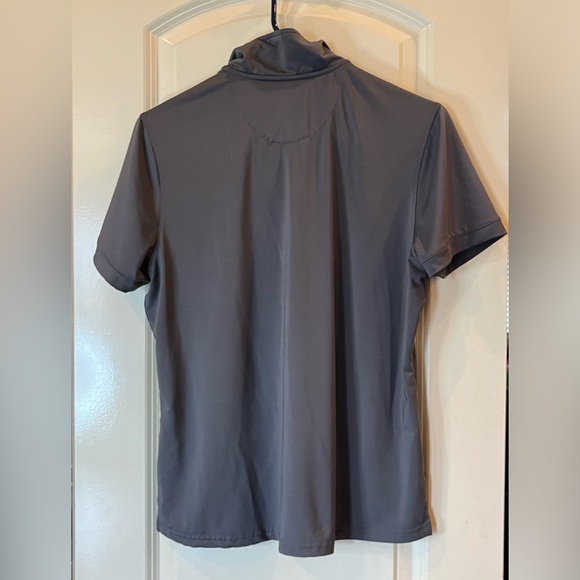 Gray short sleeve Bombardier Racing shirt. Size Medium - Picture 2 of 15